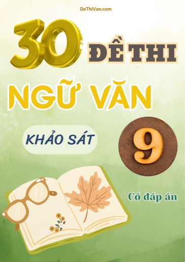 Bộ 30 Đề thi khảo sát Ngữ Văn 9 (Có đáp án)