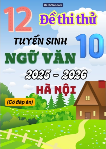 Bộ 12 Đề thi thử vào 10 môn Văn Hà Nội 2025 (Có đáp án)