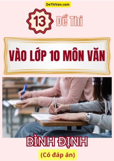Bộ 13 Đề thi vào 10 môn Văn Bình Định (Có đáp án)
