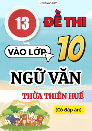 Bộ 13 Đề thi vào 10 môn Văn Huế (Có đáp án)